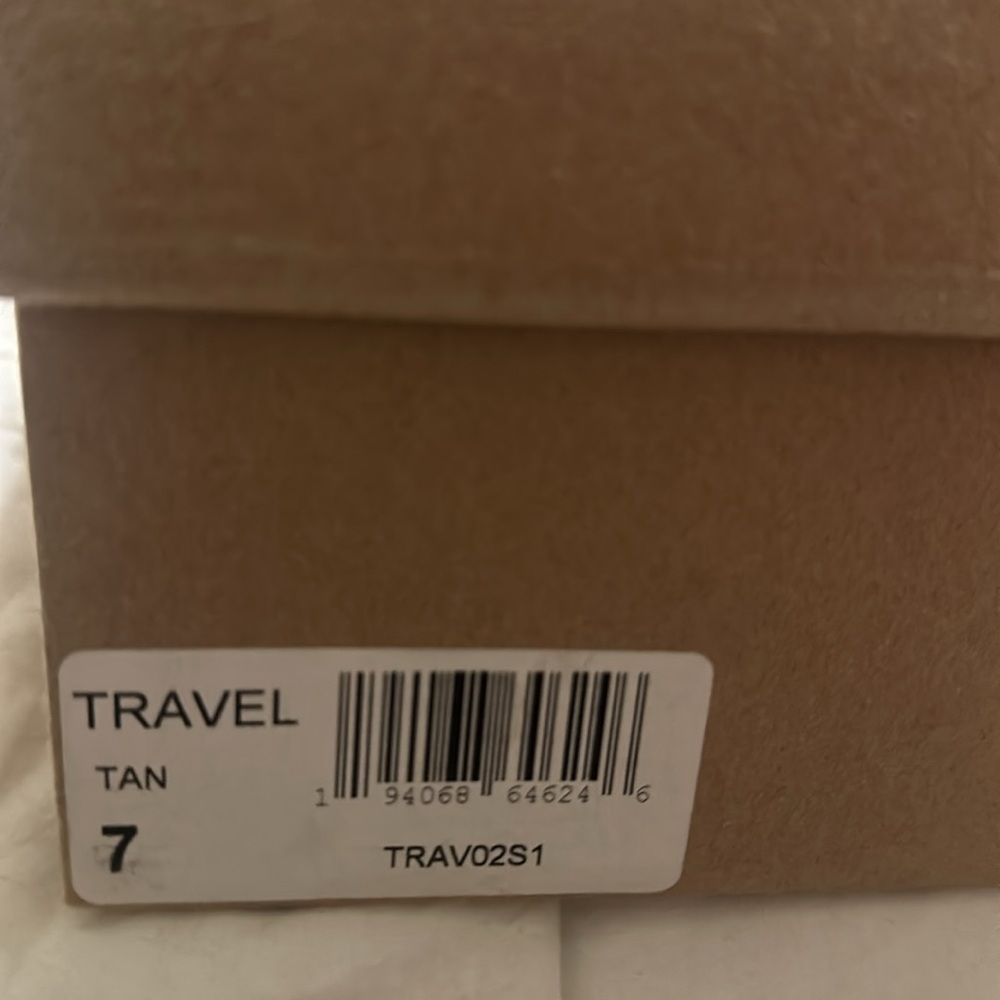Steve Madden studded Travel sandals wrap tan size 7 - Picture 4 of 5